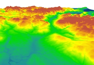 3D- Modell Schottland (GIS-Plan-Service)